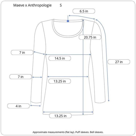 NWT Anthropologie Maeve Contrast-Sleeve Sweater - Picture 9 of 9